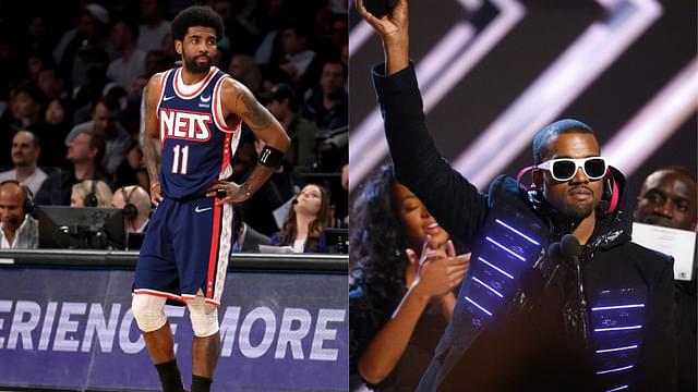 $2 Billion Kanye West Hangs Out With Kyrie Irving and Jaylen Brown, the Newest Donda Sports Signing? 
