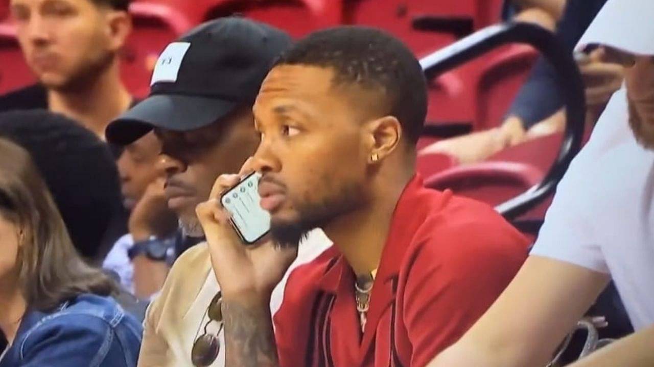 “Damian Lillard, why are you faking phone calls!?”: NBA Twitter sent into a tailspin as Blazers superstar fakes being on a call at Summer League