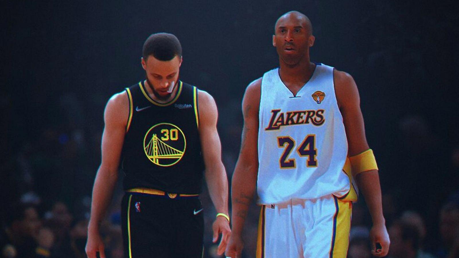 “The difference between Kobe Bryant and Steph Curry is .. a Hall of Fame career”: NBA Twitter notices the huge gap in career achievements between Warriors guard and Lakers legend