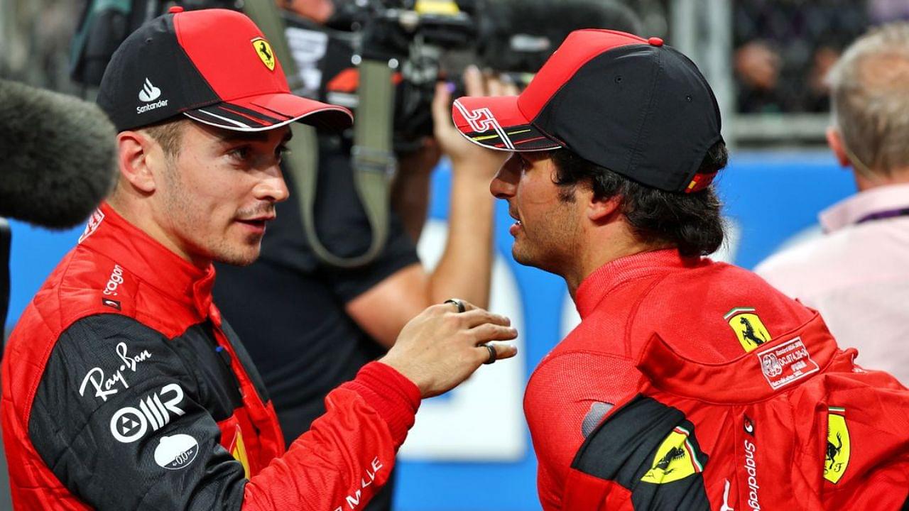 "Carlos Sainz strikes me as Ferrari's leader"- Former F1 Champion questions 24-year old Charles Leclerc for making multiple mistakes