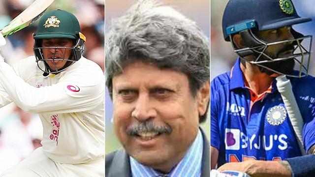 "Averages 50 at almost 140": Usman Khawaja takes a shot at Kapil Dev over his comment questioning Virat Kohli's place in India T20 team