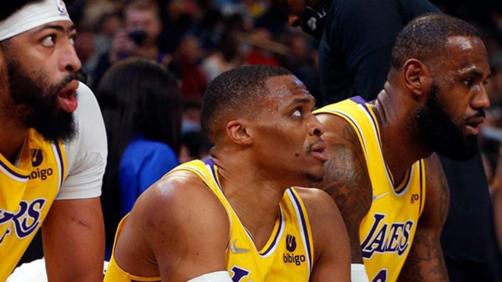 “Russell Westbrook set 8 screens for LeBron James in 2nd game, didn’t set 2 until March”: Lakers point guard wasted everyone's season by not doing anything according to plan