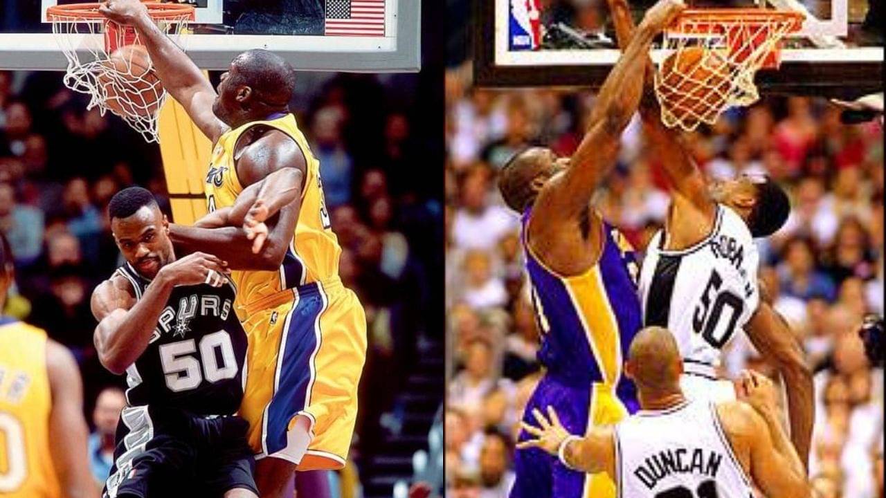 "Shaquille O'Neal hates the troops": NBA Twitter reminiscences The Diesel putting David Robinson aka The Admiral on a poster