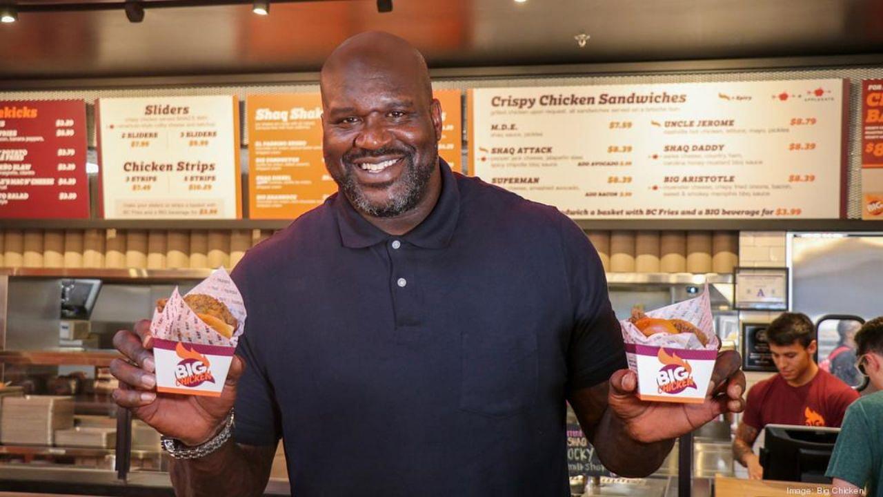 Shaquille O'Neal is worth $400M but still prefers to eat like a common man