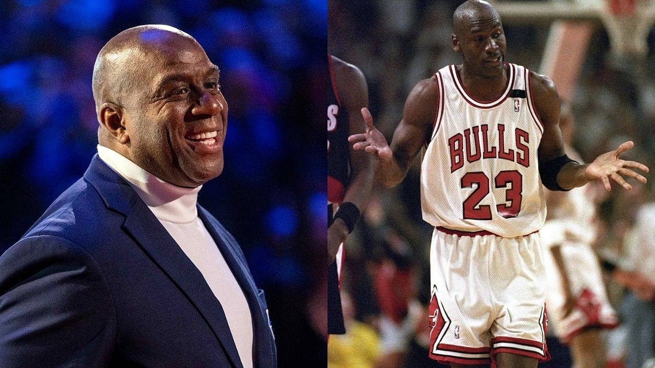 “Michael Jordan stared me down because I destroyed him at cards”: Magic Johnson recalled the iconic ‘Shrug’ against Blazers in 1992