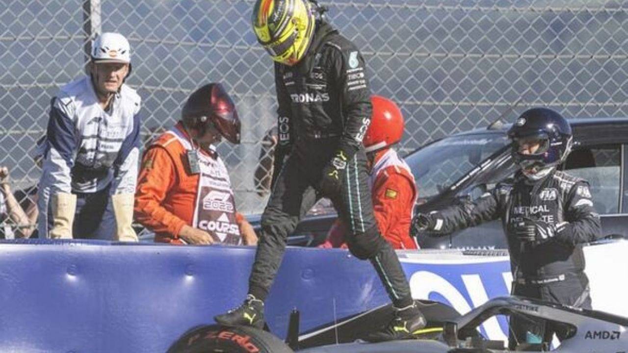 "I'm grateful that I wasn't in the hospital" - Lewis Hamilton responds to Max Verstappen's fans cheering after crash