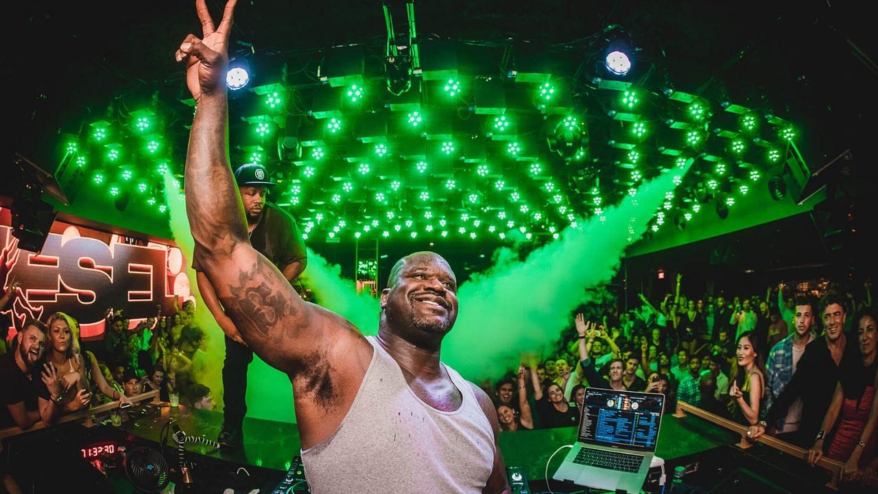 50-year-old Shaquille O'Neal is partying in Tomorrowland with kids, before masquerading as DJ Diesel   