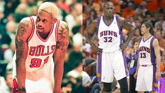 "Shaquille O'Neal goes flying, that could have k*lled somebody": When the 7ft. Lakers legend channeled his inner Dennis Rodman while trying to save a ball