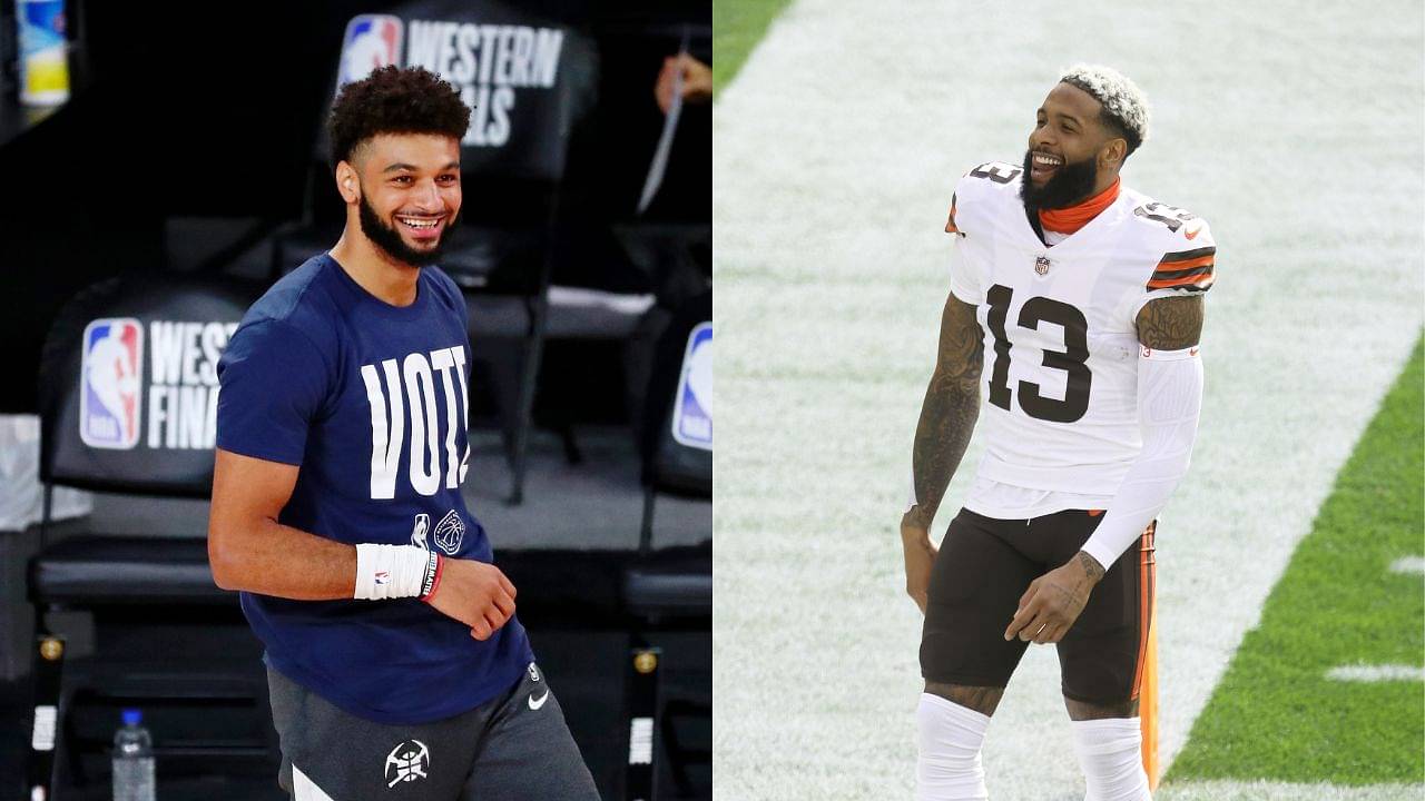 "Jamal Murray is the Black Wolverine!": NBA Twitter reacts to Odell Beckham Jr.'s viral reaction to Nuggets star's hairy body