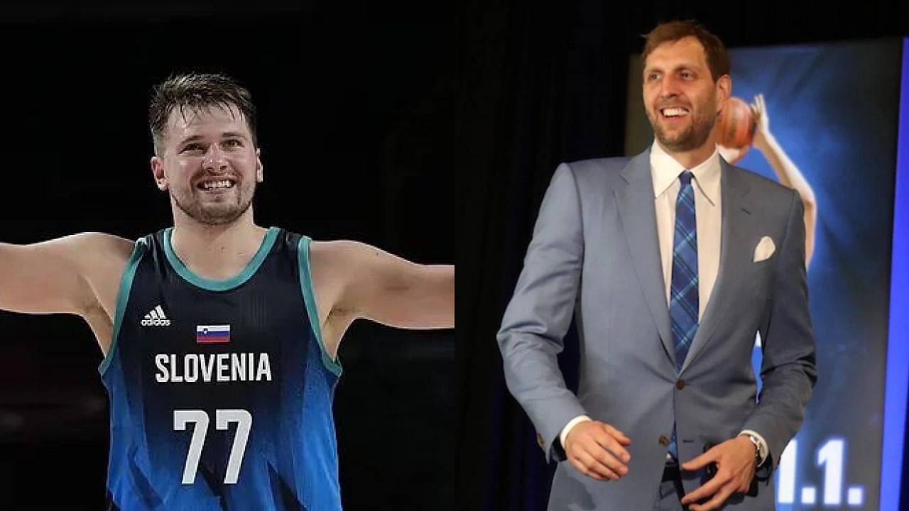 “Dirk Nowitzki really squished Luka Doncic’s belly fat before a game”: Slovenia superstar surprises the German legend as they reunite during World Cup Qualifiers