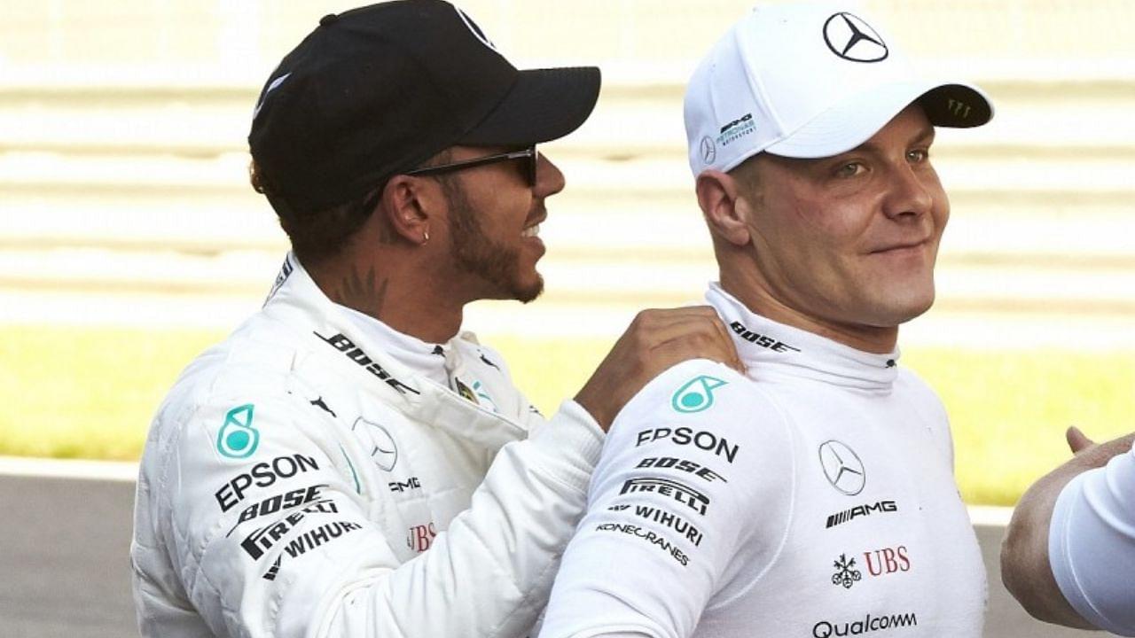 "Never stop dancing mate"- Lewis Hamilton and Valtteri Bottas' bromance leaves F1 Twitter in awe