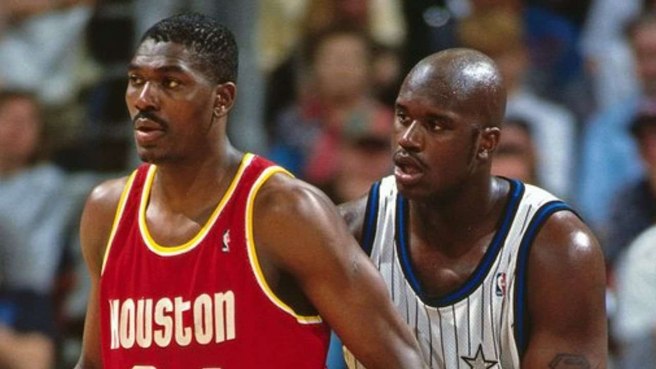 Hakeem had 7 moves on each block, so he was hard to stop - Shaquille  O'Neal names Hakeem Olajuwon as the player who gave him the most trouble in  the NBA