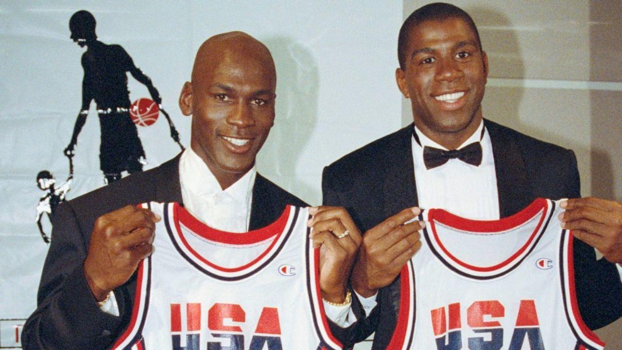 6'6" Michael Jordan hilariously called himself 'Magic Jordan' on his $5000 Pontiac Grand Prix, out of of incredible love for Magic Johnson