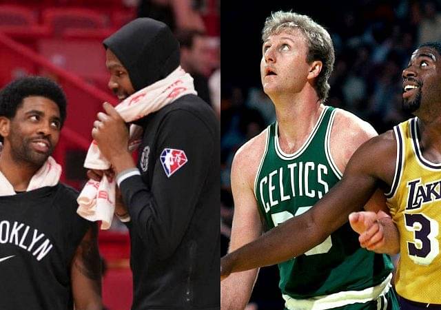 “Kevin Durant and Kyrie Irving breaking apart just to rekindle the Lakers vs. Celtics rivalry”: NBA Twitter is excited to visit back to the Larry Bird vs Magic Johnson glory days