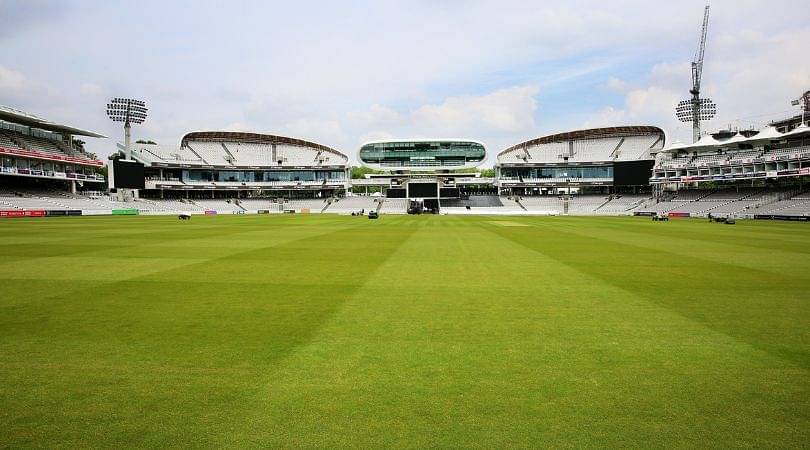Lords ground size: Lords boundary length Nursery End and Pavilion End