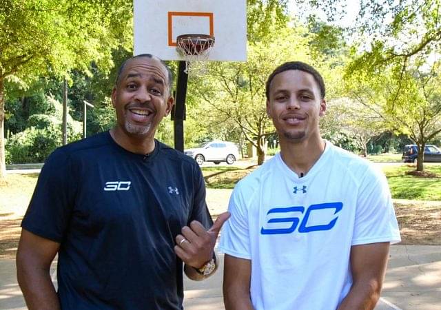 2015 GQ Man of the Year Stephen Curry took on his dad Dell Curry in an intense game of H-O-R-S-E