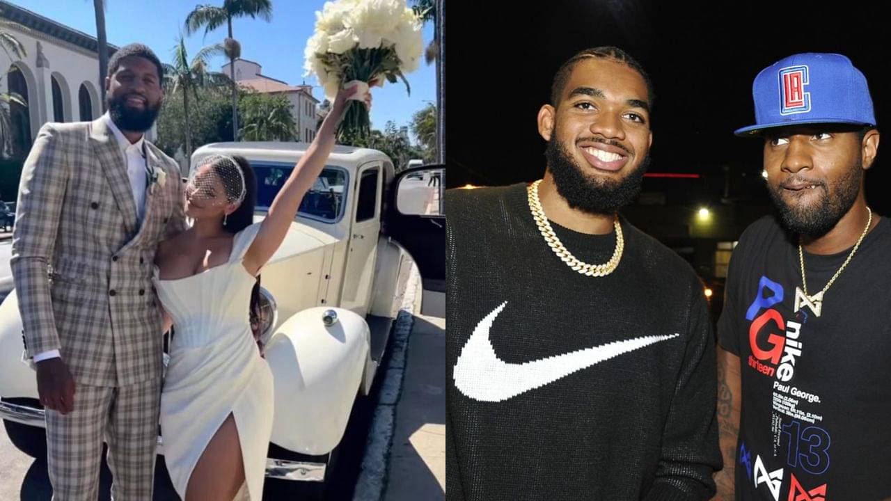 "Paul George and Karl-Anthony Towns hit the dancefloor": KAT joins PG13 and better half Daniela Rajic in Italy for their wedding celebrations