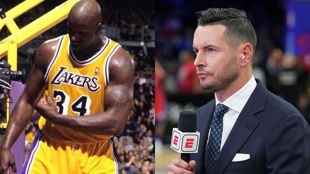 7’0 Shaquille O’Neal issues a stern warning to JJ Redick for ‘plumber’ comment amid beef with Jerry West