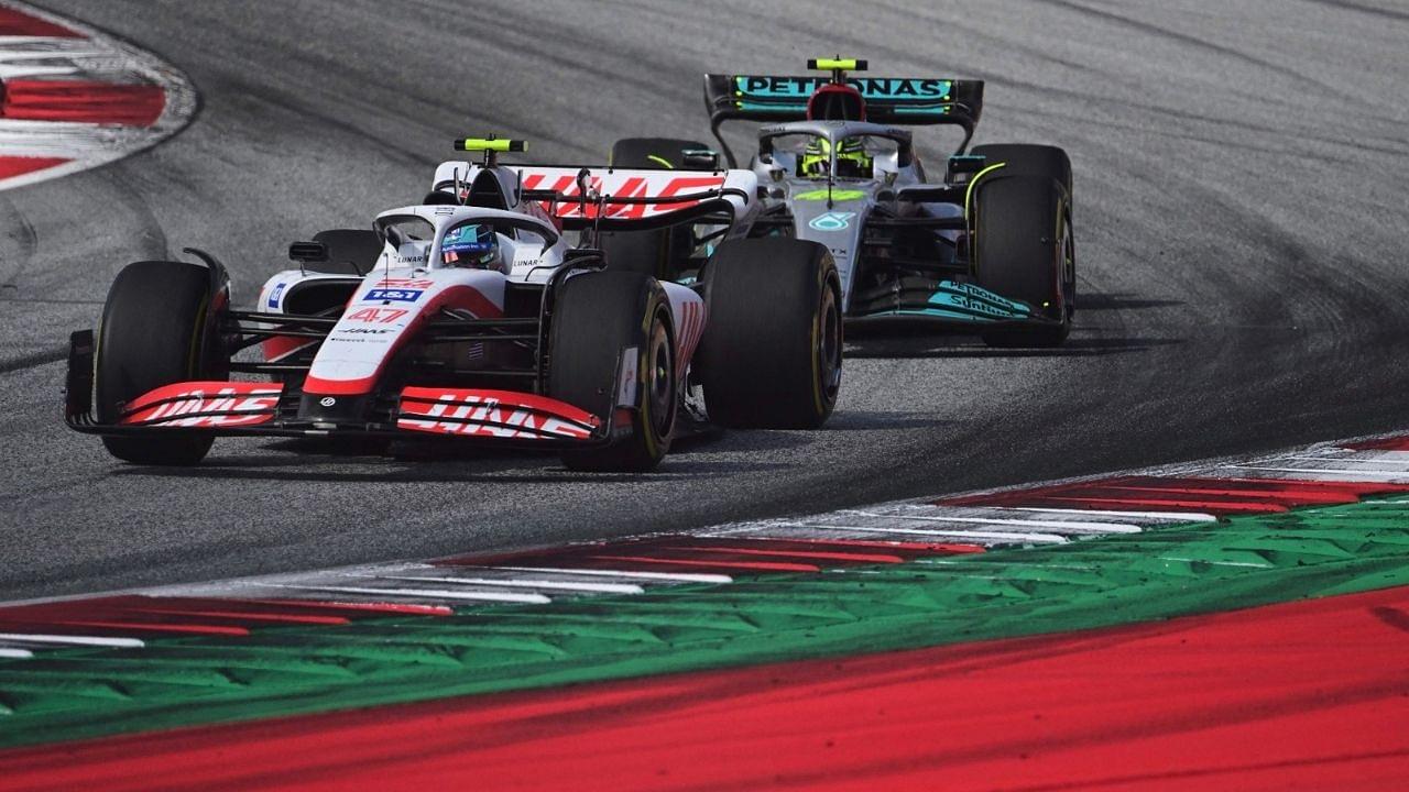 "We're slower than Haas"– Lewis Hamilton complains about Mercedes pace after Mick Schumacher defends against him bravely