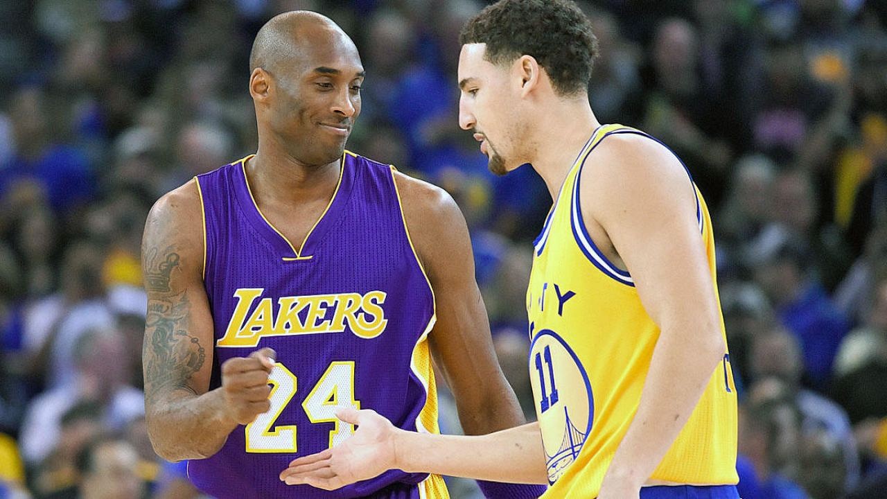 Klay Thompson honors fellow 6'6 athlete and Laker legend Kobe Bryant ...