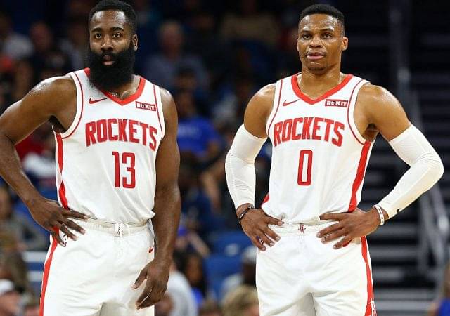 James Harden and Russell Westbrook combine for the most PPG since Elgin Baylor and Jerry West