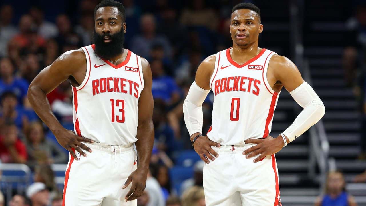 James Harden and Russell Westbrook combine for the most PPG since Elgin