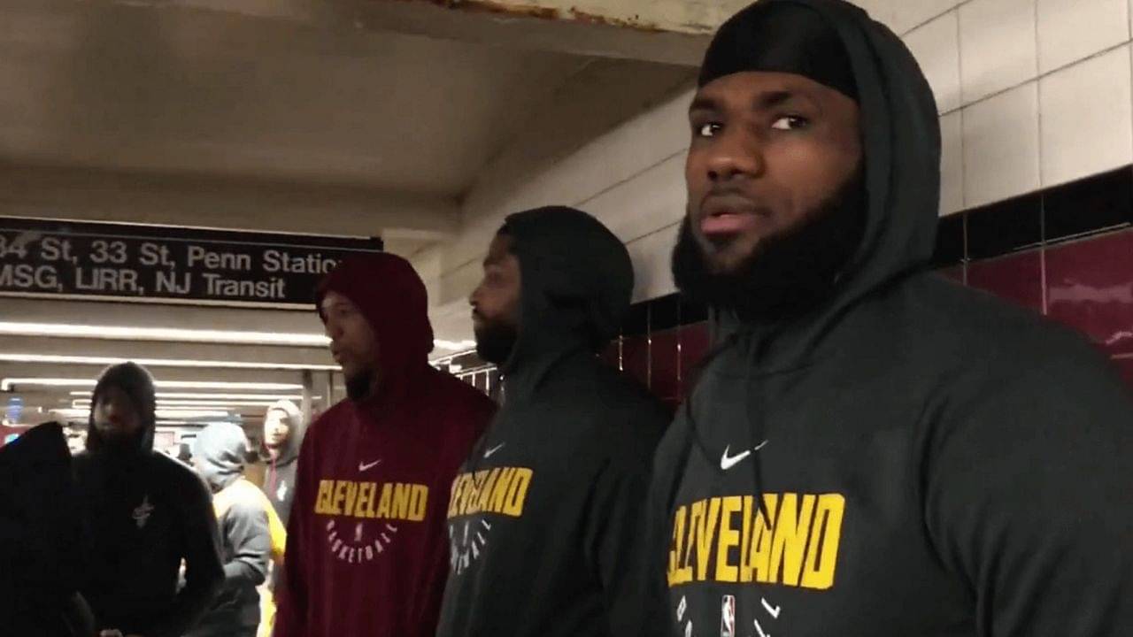 LeBron James took the $2 New York Subway despite being $550 million rich at the time