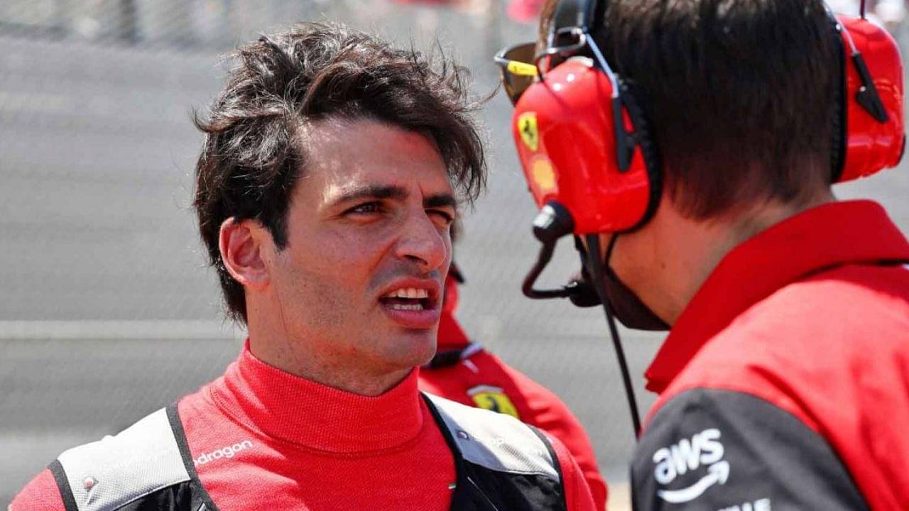 "I decided not to take a bottle with me"- Carlos Sainz went 2 hours without drinking water to reduce wight of his F1-75 at French GP