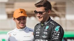 "George Russell takes a bit of my glory away"- Lando Norris takes cheeky dig at 24-year old Mercedes superstar after maiden pole position in Hungary