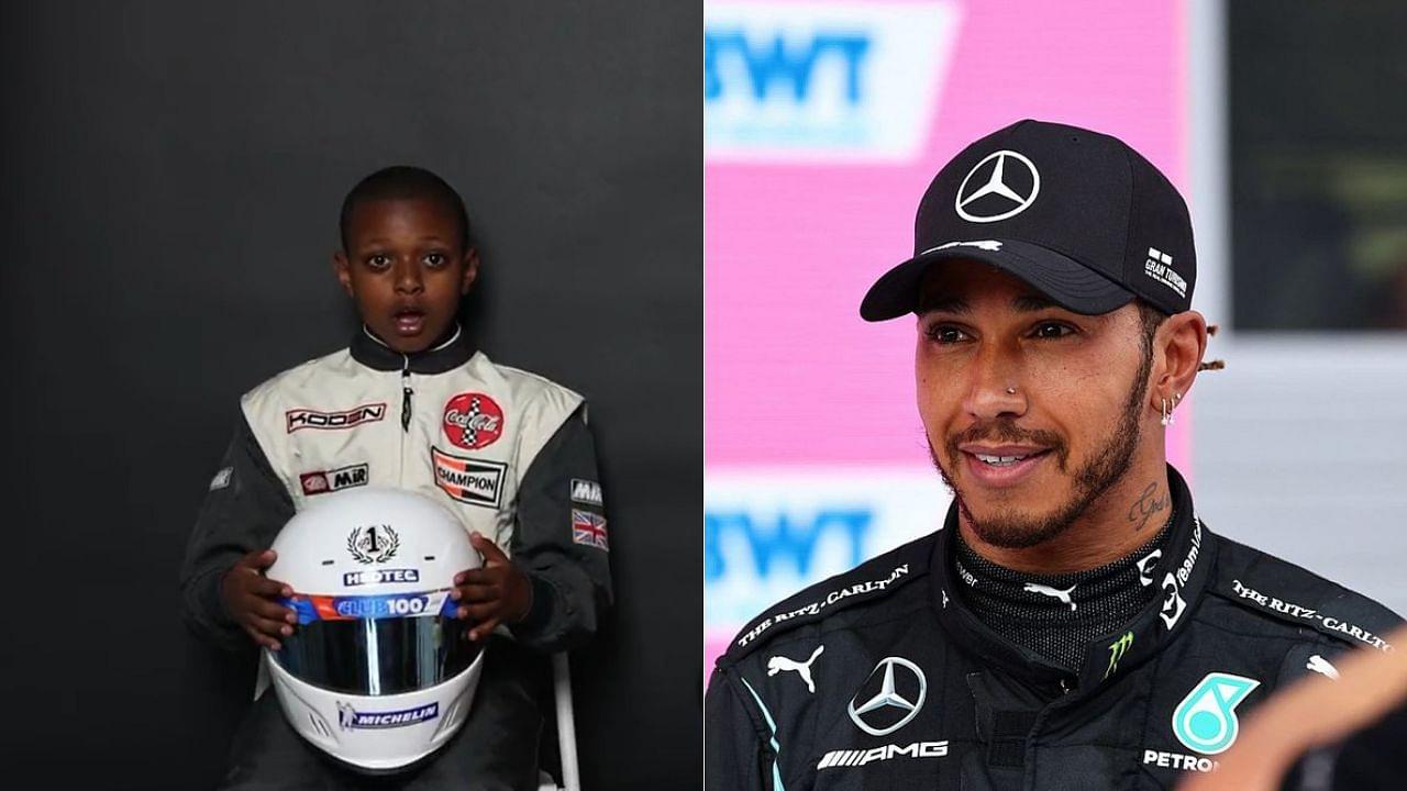 Watch as Lewis Hamilton surprises three young talented drivers with VIP tickets for the 2022 British Grand Prix