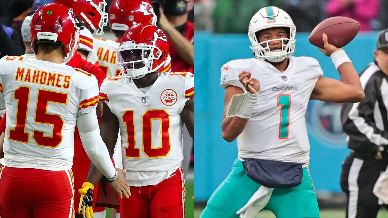 Tyreek Hill compares Patrick Mahomes vs. Tua Tagovailoa