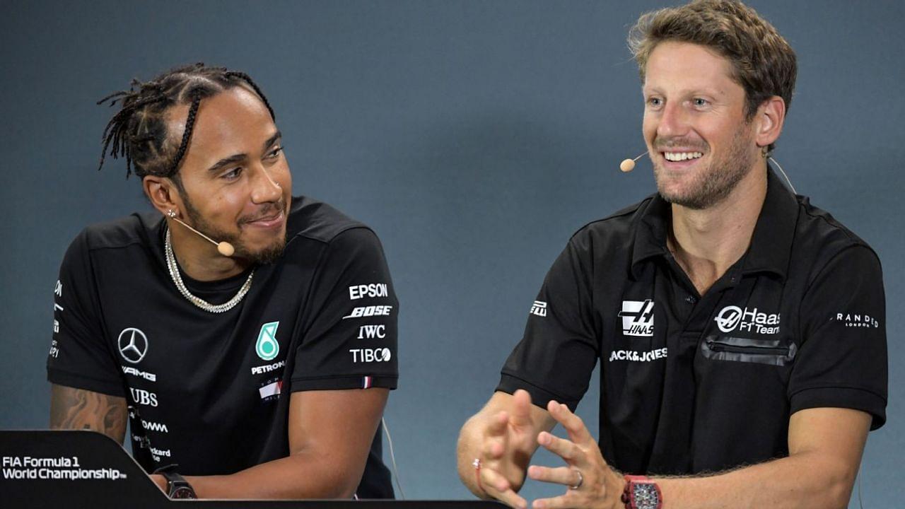 "I have huge respect for him" - Romain Grosjean adores all-time F1 record holder Lewis Hamilton
