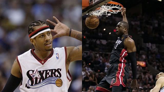 "Dwyane Wade had LeBron James, while Allen Iverson only had braids and tattoos!": Paul Pierce and Jalen Rose defend Sixers legend in debate, with Shaquille O'Neal in the mix as well