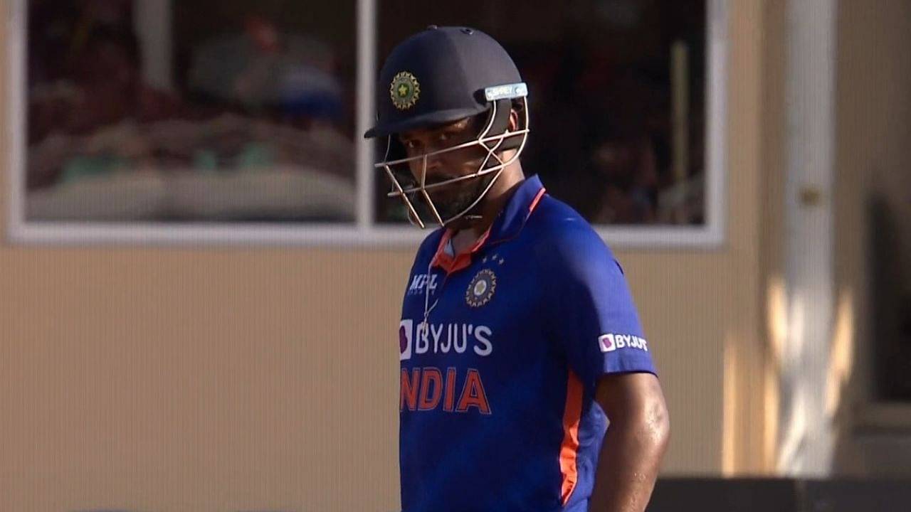 Sanju Samson batting highlights yesterday match: Sanju Samson maiden ODI half-century in Port of Spain ODI