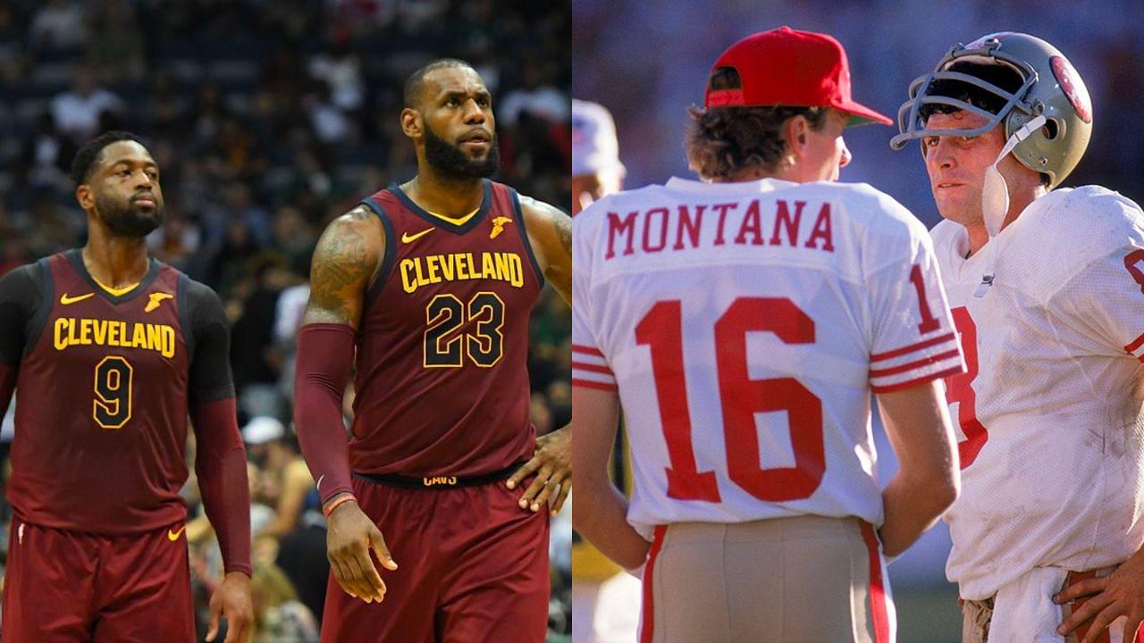 "Dwyane Wade and me are like Joe Montana and Steve Young": LeBron James detailed how having his All Star teammate on the bench was a luxury