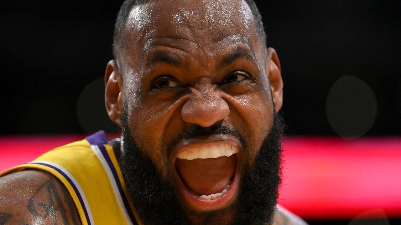 Billionaire LeBron James dons hat of mimicry artist clapping back at heckler