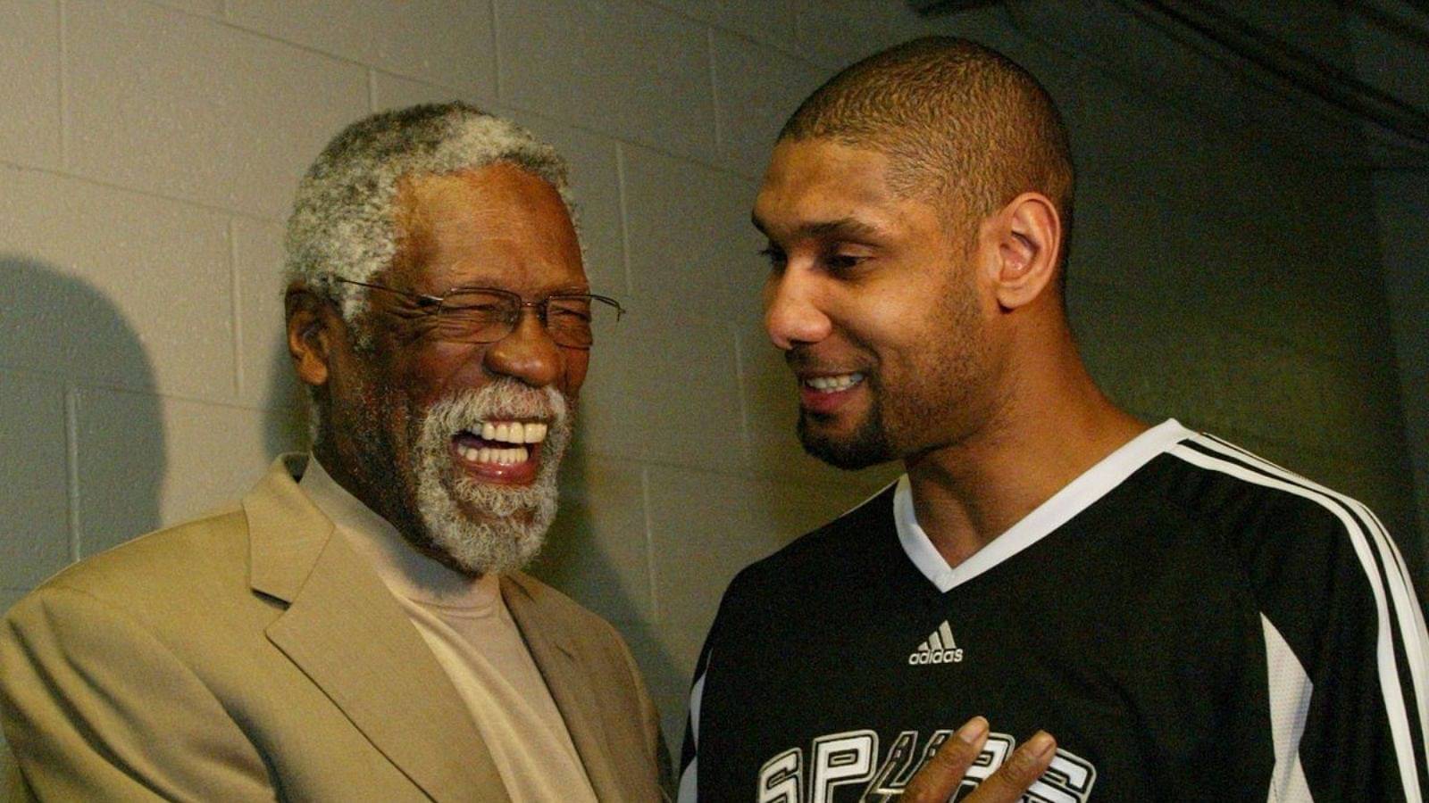Bill Russell asked Tim Duncan to be a pallbearer at his funeral, much like he was asked by Jackie Robinson’s wife