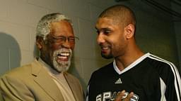 Bill Russell asked Tim Duncan to be a pallbearer at his funeral, much like he was asked by Jackie Robinson’s wife