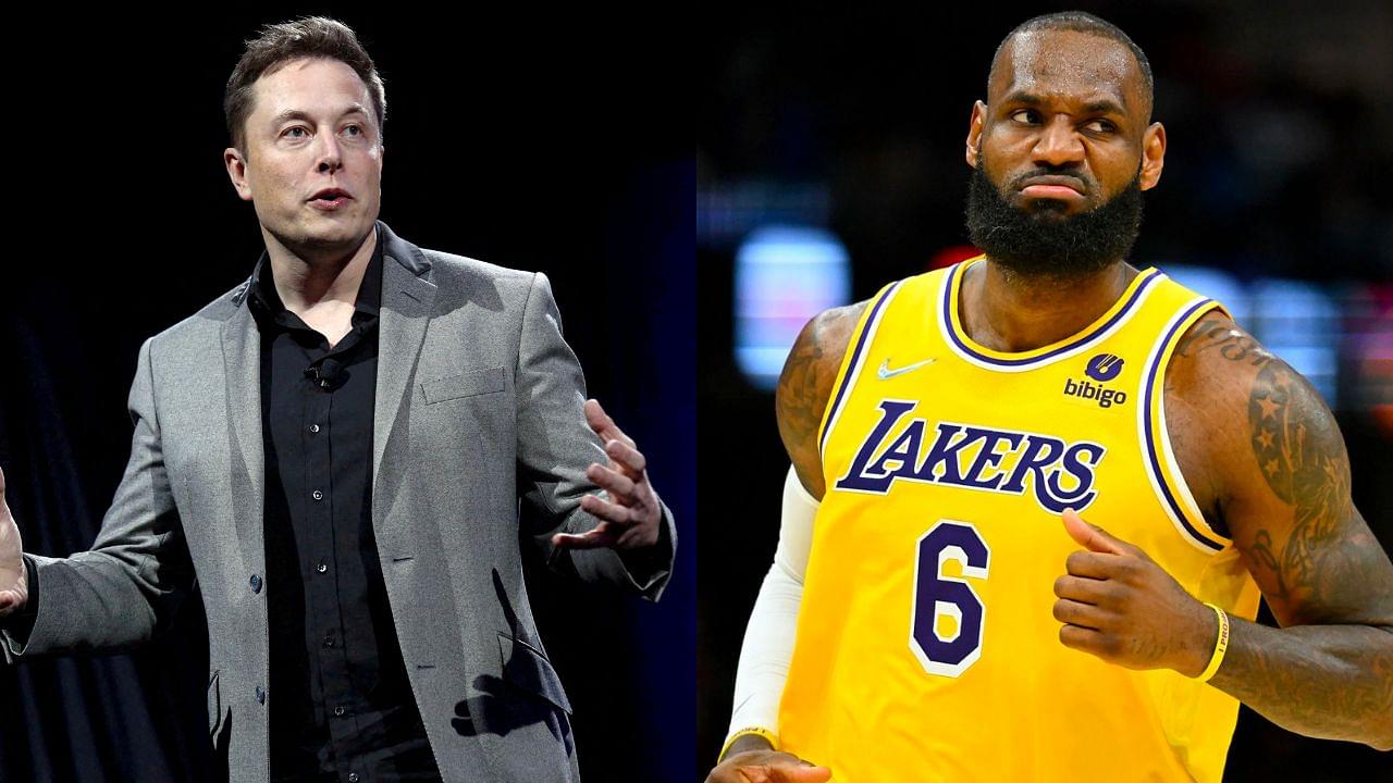 $1 billion worth LeBron James makes half of what Elon Musk makes per minute of Lakers games