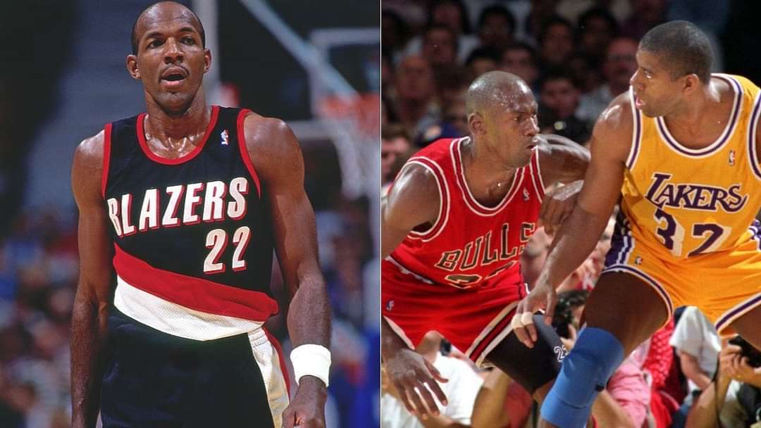 6’7” Clyde Drexler would suffer as Magic Johnson would talk trash to a ...