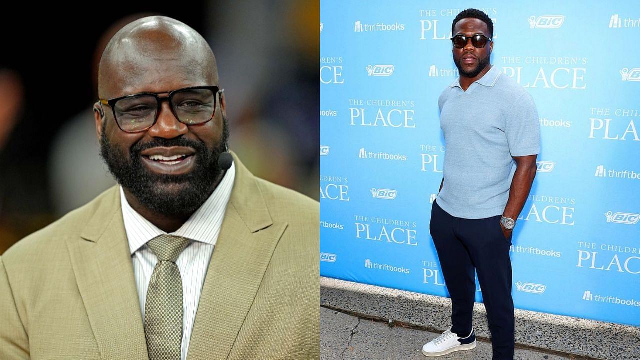 Kevin Hart photoshops a ‘big head’ to imitate 7 footer Shaquille O’Neal mocking Charles Barkley