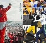 George Pickens celebrates like $20 million Antonio Brown at Rolling Loud after scoring an epic touchdown