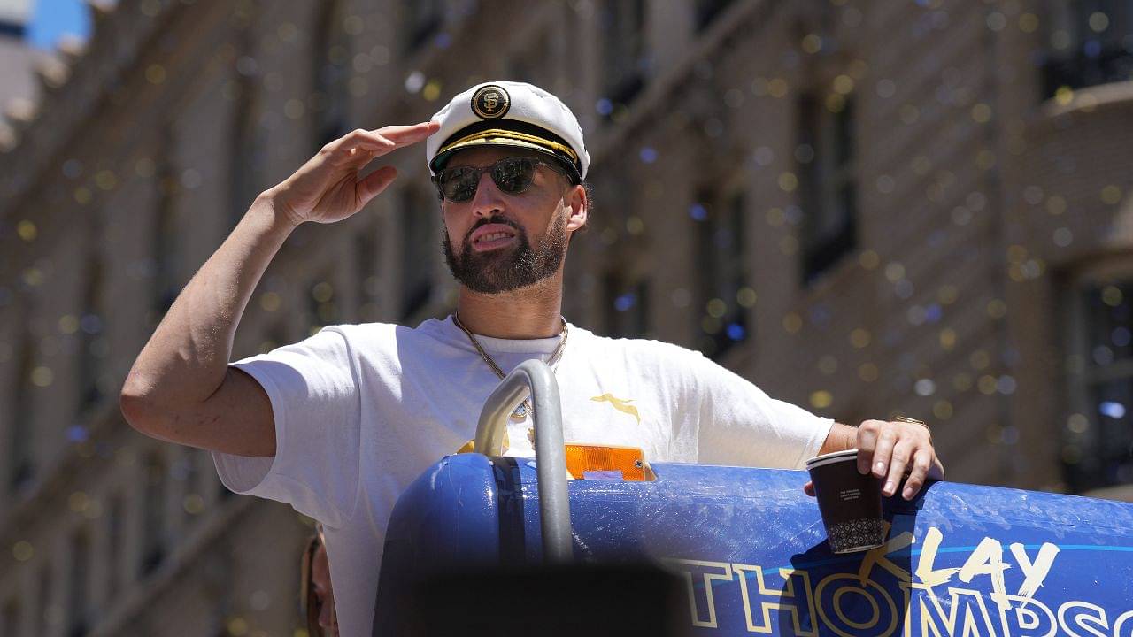 "Klay Thompson could sail up the Hudson to Tarrytown for practice": Knicks fans react to Sea Captain enjoying finals days of the off-season