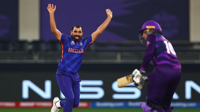 Mohammed Shami has not played a T20I match for India since the ICC T20 World Cup 2021 game against Namibia.