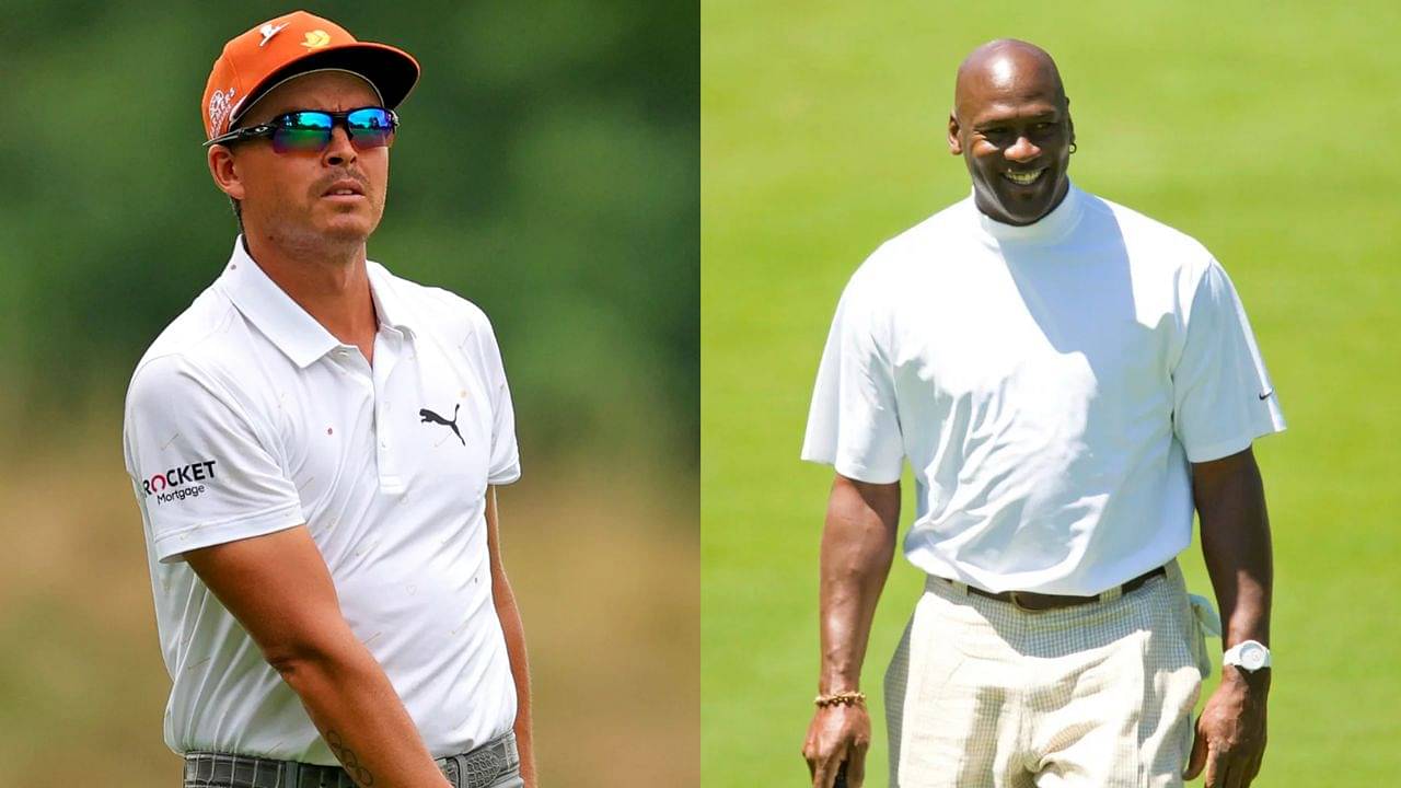 Cover Image for Michael Jordan not only owns a $15 million worth golf course, his golf game has helped a pro elevate his game