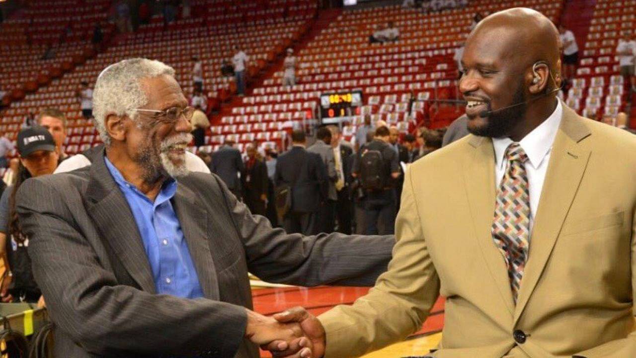 7' Shaquille O'Neal was instructed to not be a cry baby by 11X champ Bill Russell