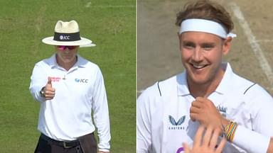 "Thumb goes up from on-field umpire": Stuart Broad gets legitimate delivery signal from Chris Gaffaney after dismissing Aiden Markram at Old Trafford