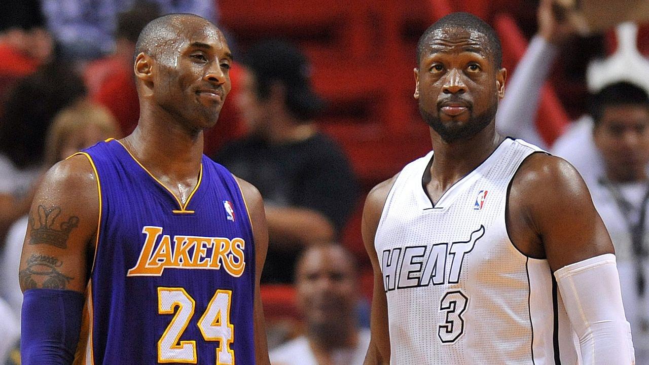 Dwyane Wade interrupted a Kobe Bryant interview to praise him for being a fierce competitor and their friendship on and off the court.