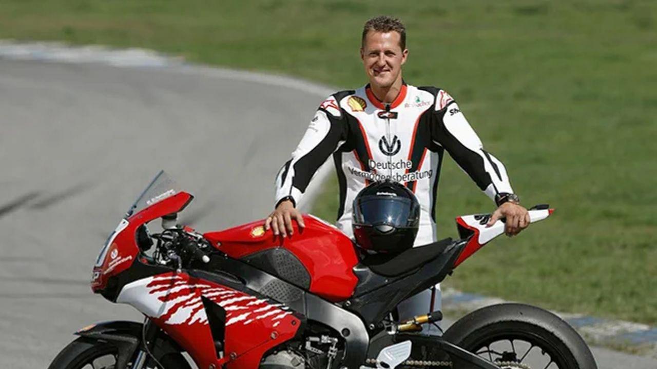 When 7-time World Champion Michael Schumacher suffered 135 mph bike accident
