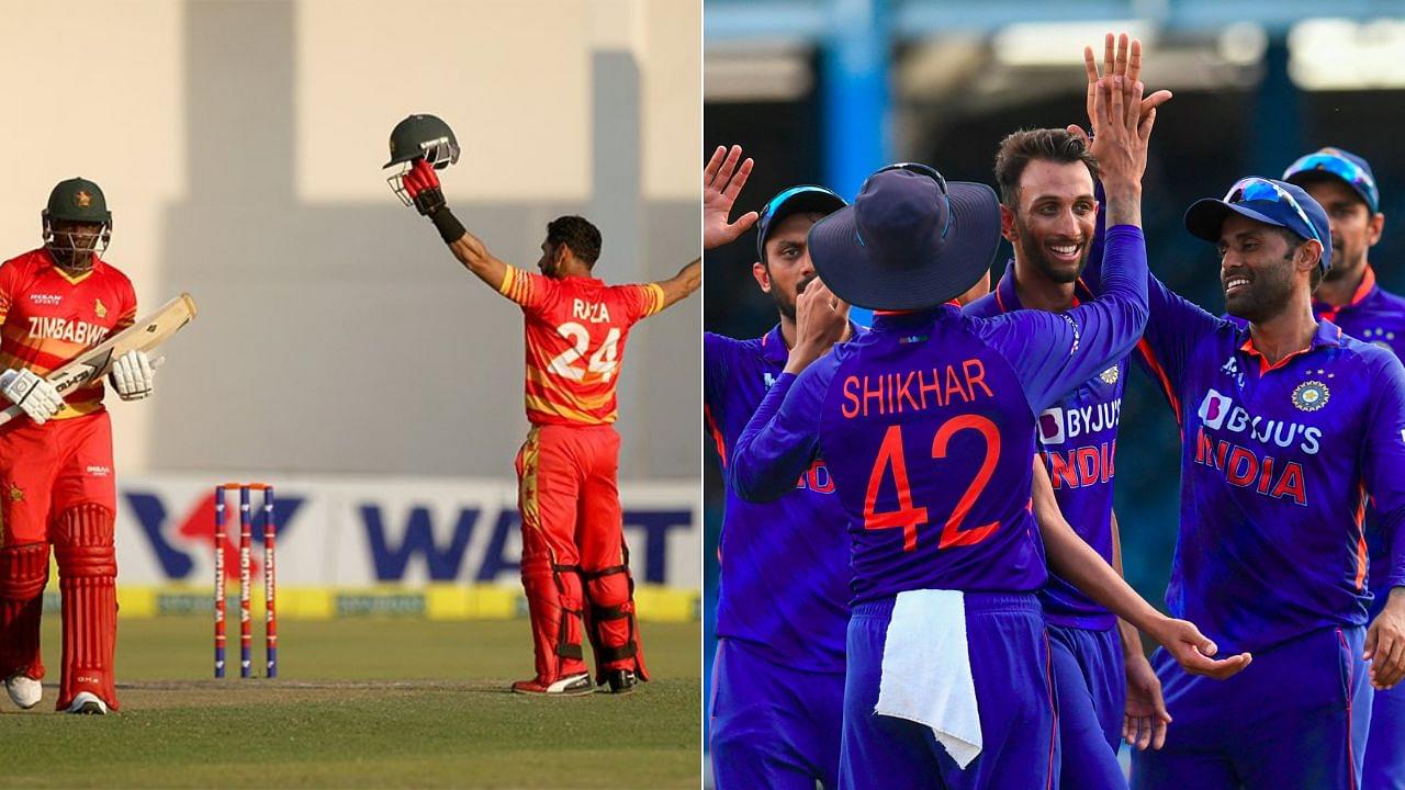 IND vs ZIM ODI record head to head: India vs Zimbabwe head to head records in ODI history